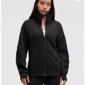Lululemon Scuba Oversized Funnel Neck Full Zip Black XS/S